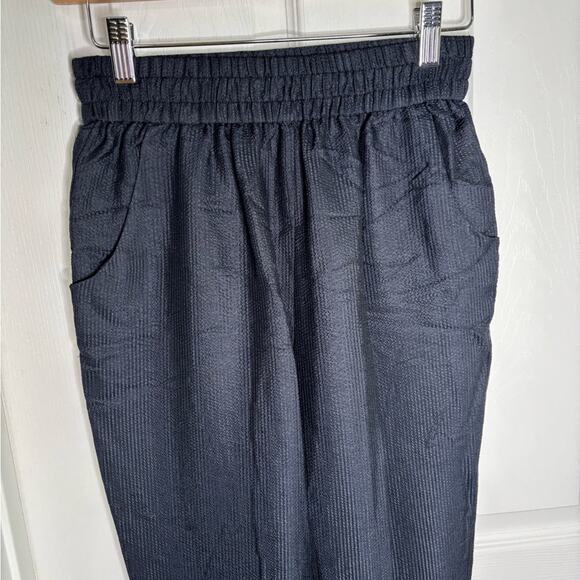 Jay Godfrey Navy Blue Pull On Jogger Pants With Pockets Size 2 - Picture 2 of 6